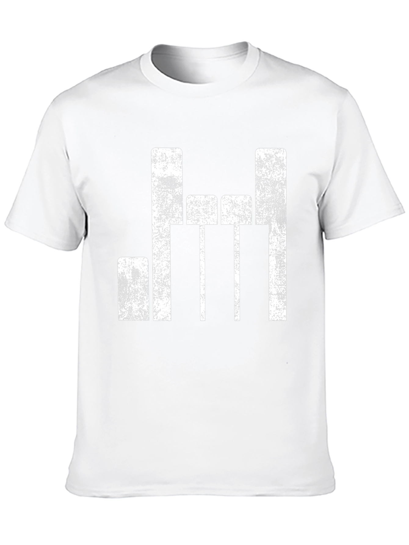 Distressed Equalizer Graphic T-Shirt