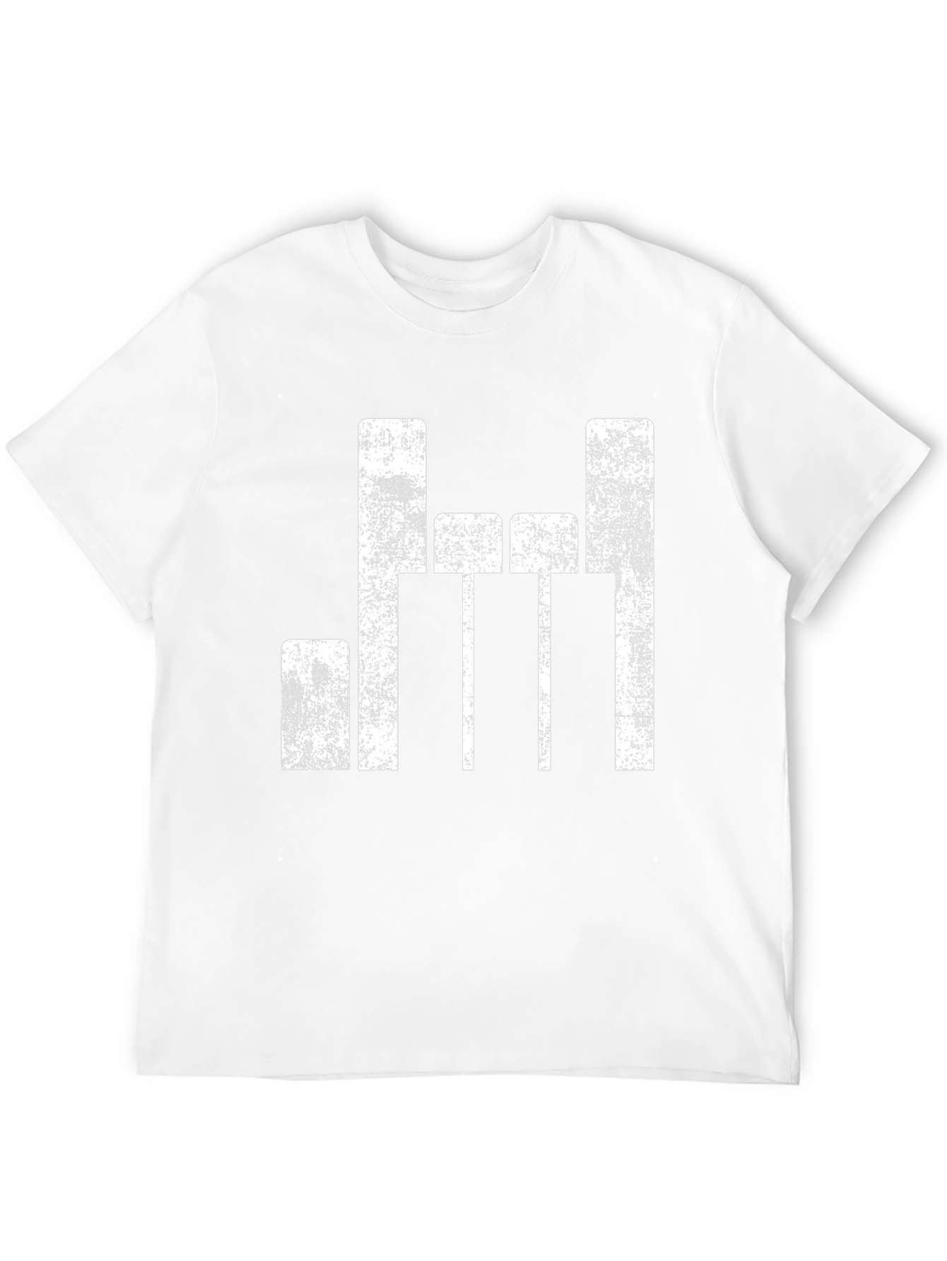 Distressed Equalizer Graphic T-Shirt