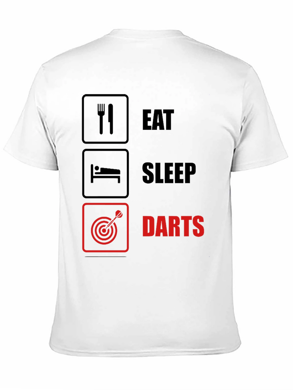 Eat Sleep Darts T-Shirt - Funny Hobby Tee
