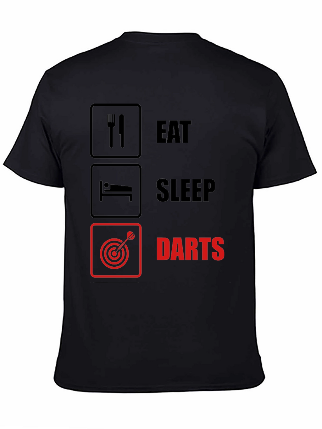 Eat Sleep Darts T-Shirt - Funny Hobby Tee