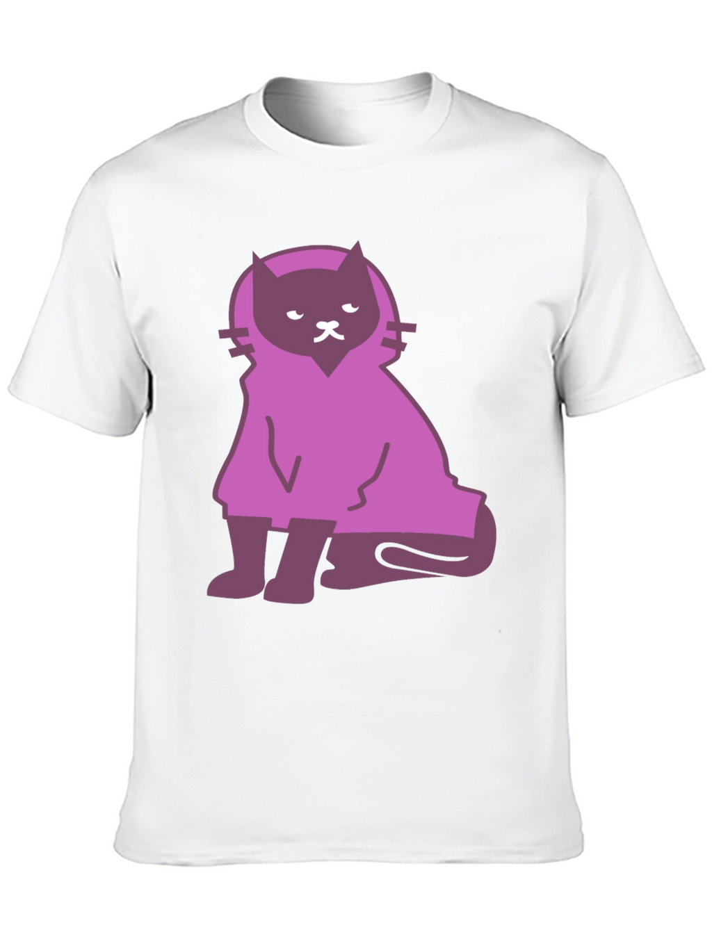 Cat Cloaked Graphic T-Shirt