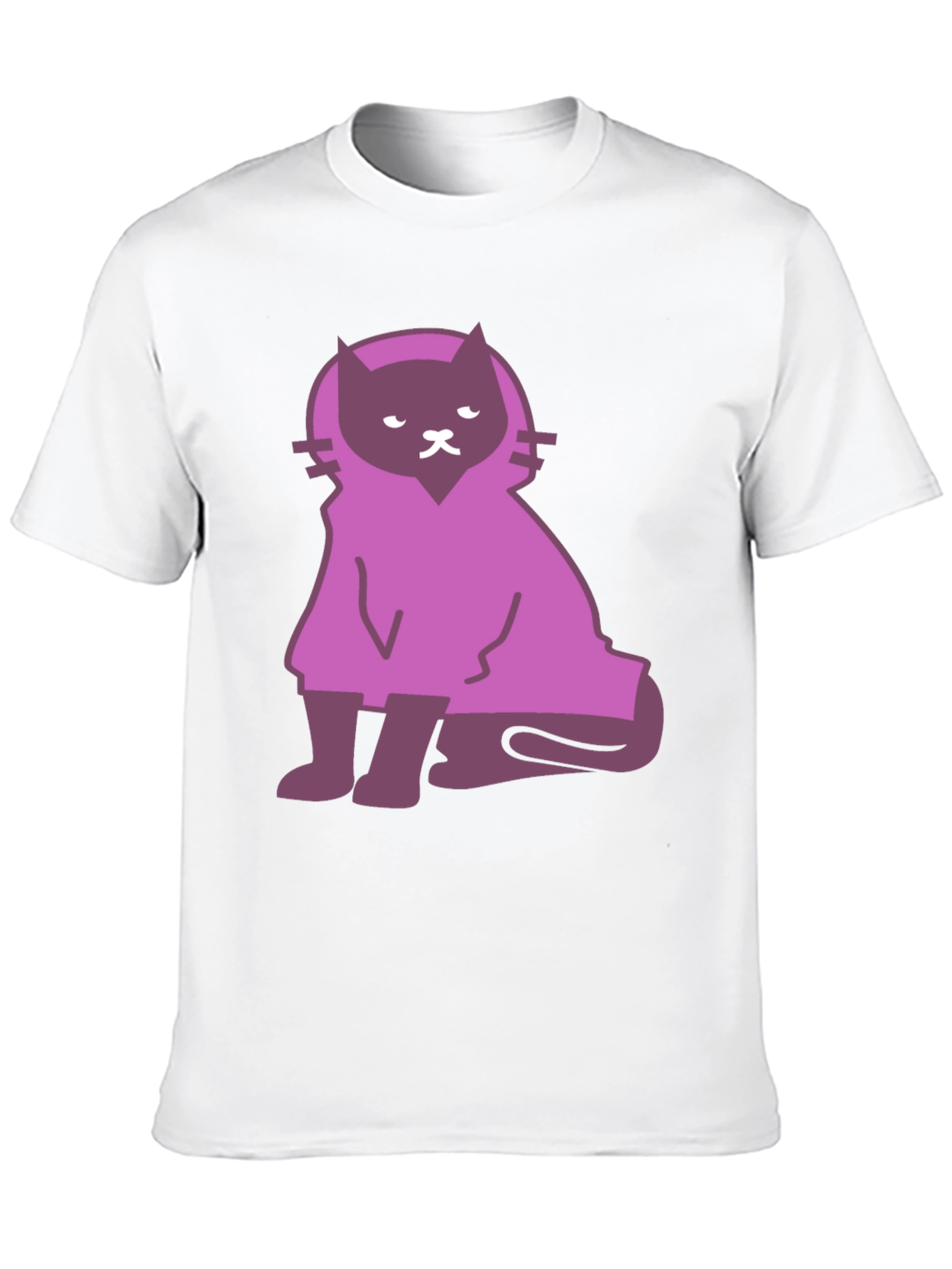 Cat Cloaked Graphic T-Shirt