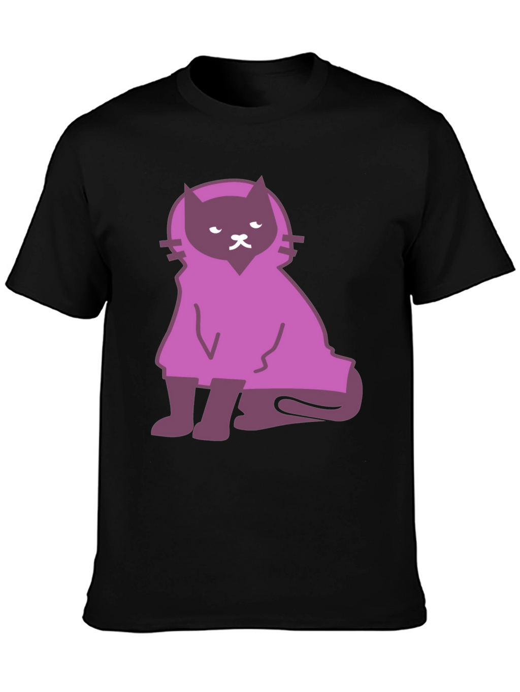 Cat Cloaked Graphic T-Shirt