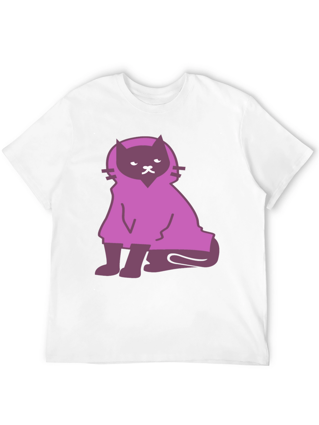 Cat Cloaked Graphic T-Shirt