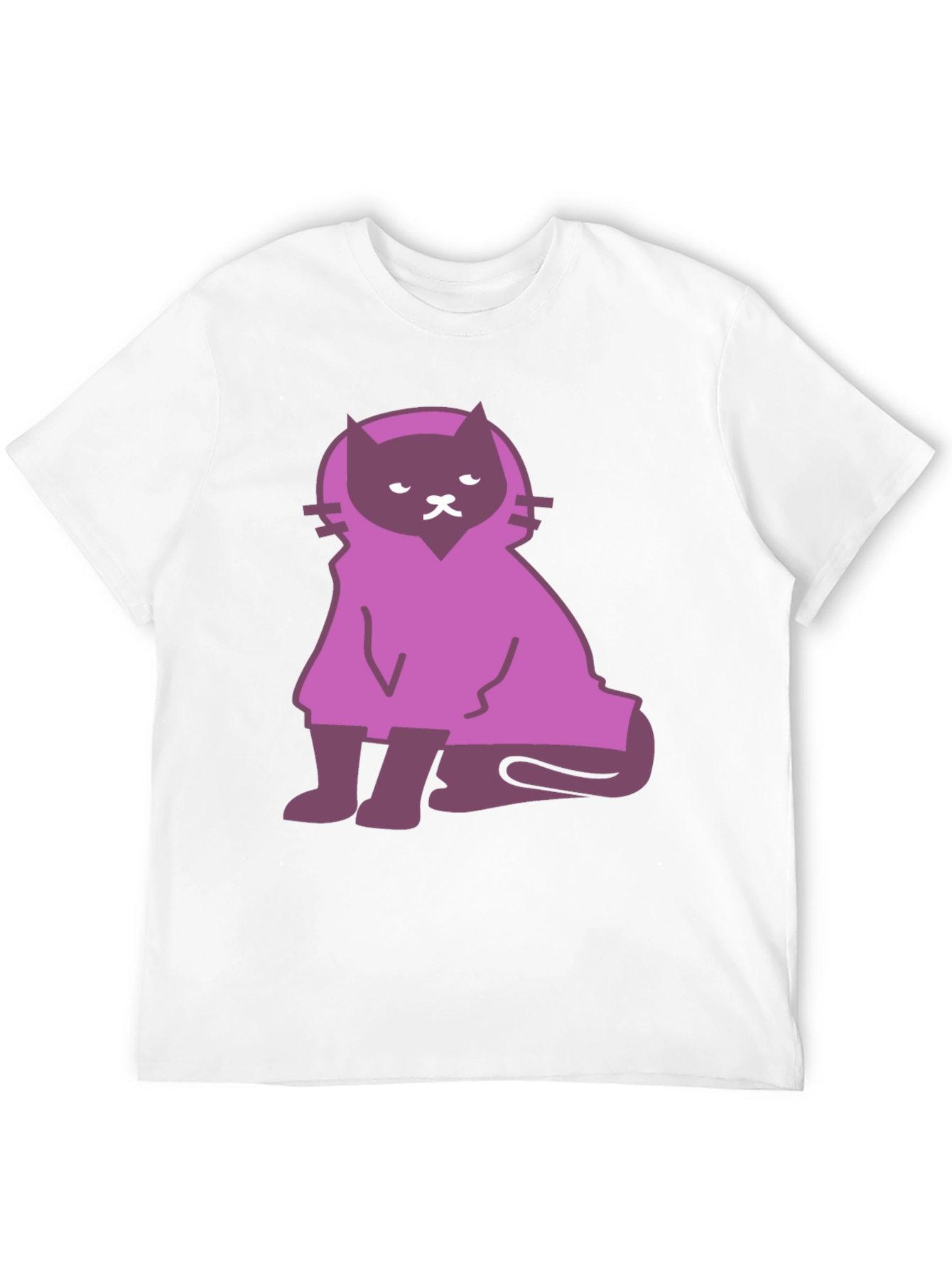 Cat Cloaked Graphic T-Shirt