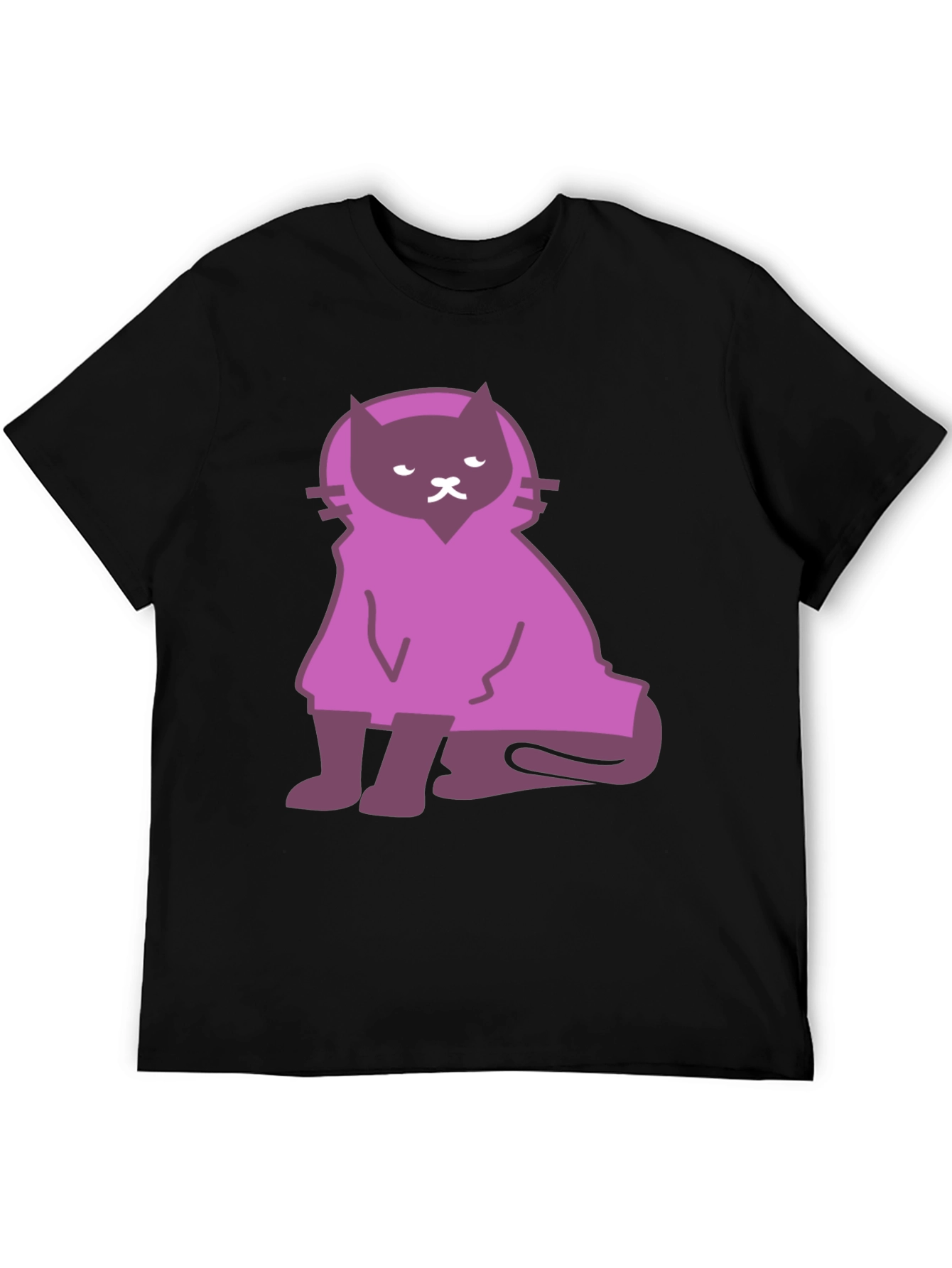 Cat Cloaked Graphic T-Shirt