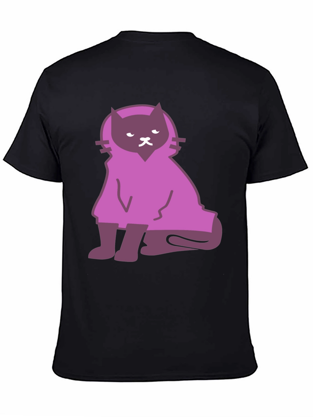 Cat Cloaked Graphic T-Shirt