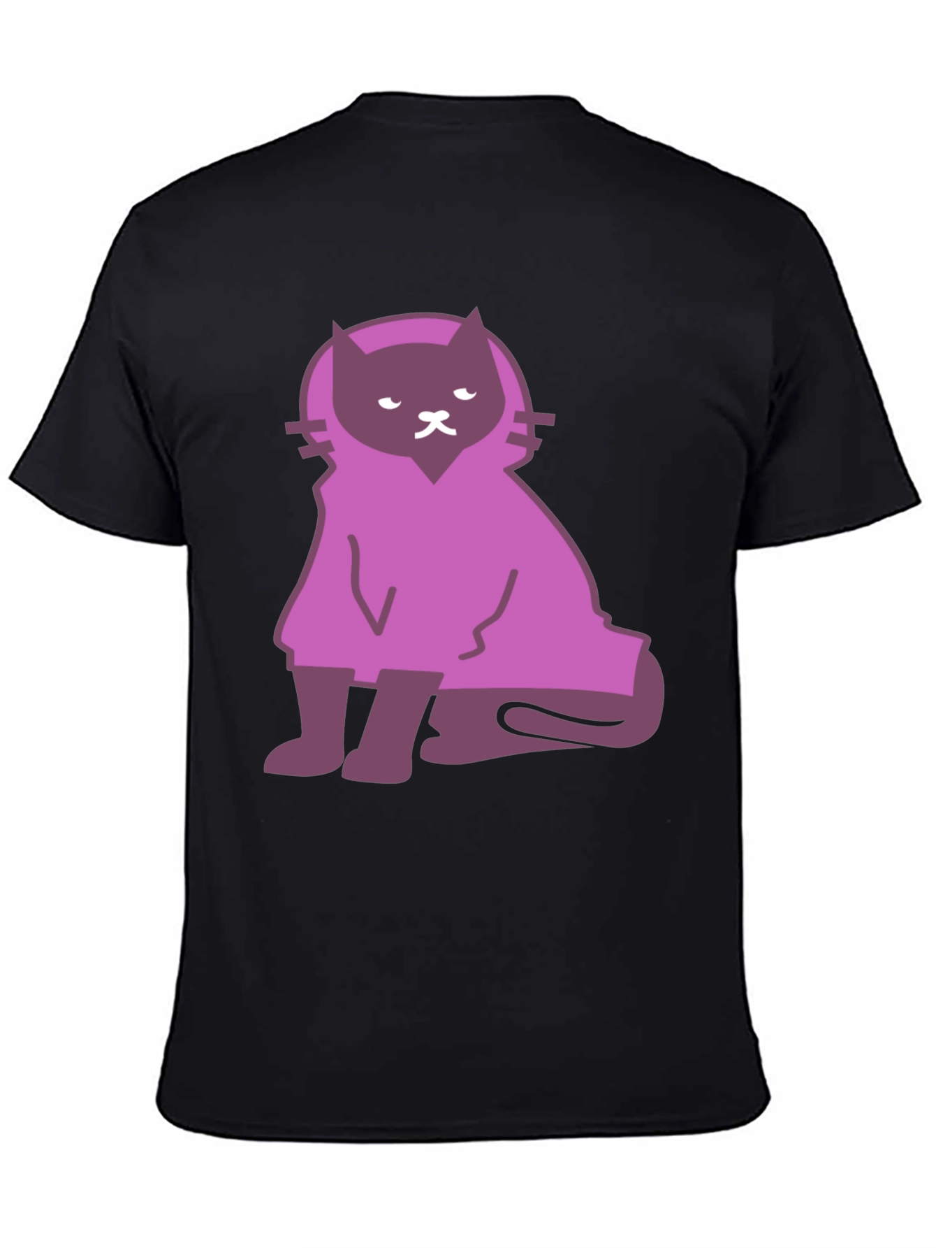 Cat Cloaked Graphic T-Shirt