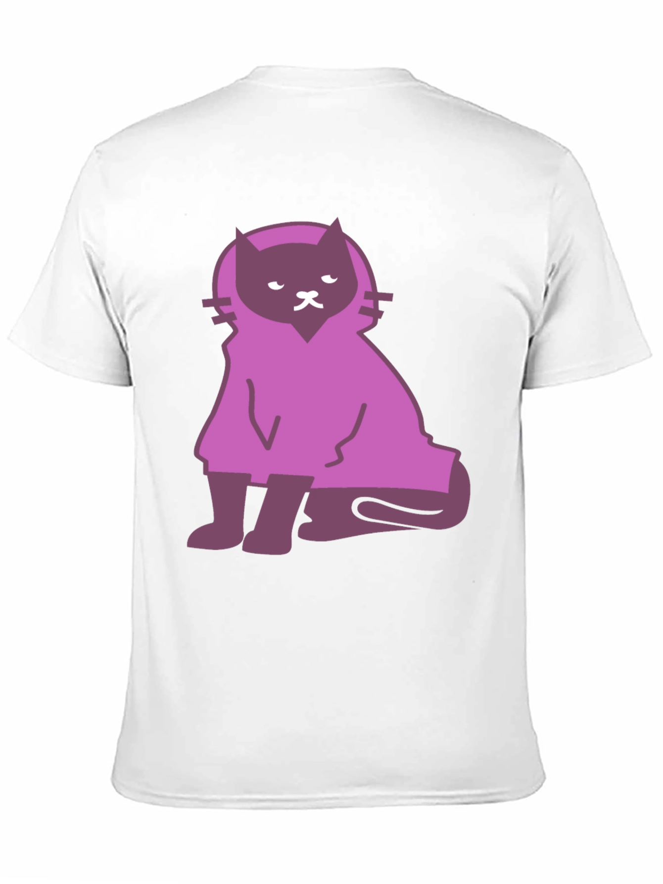 Cat Cloaked Graphic T-Shirt