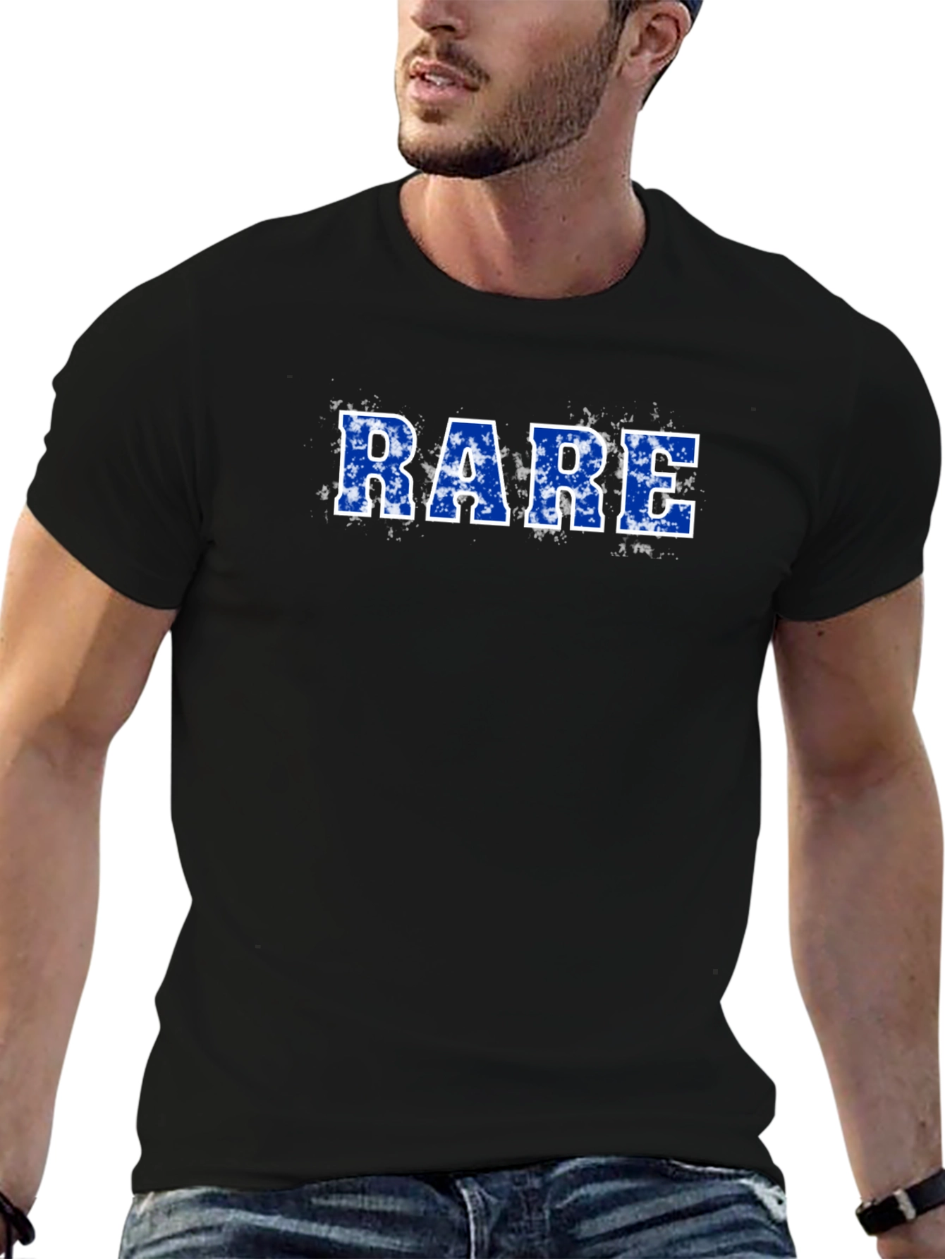 RARE Graphic Black T-Shirt