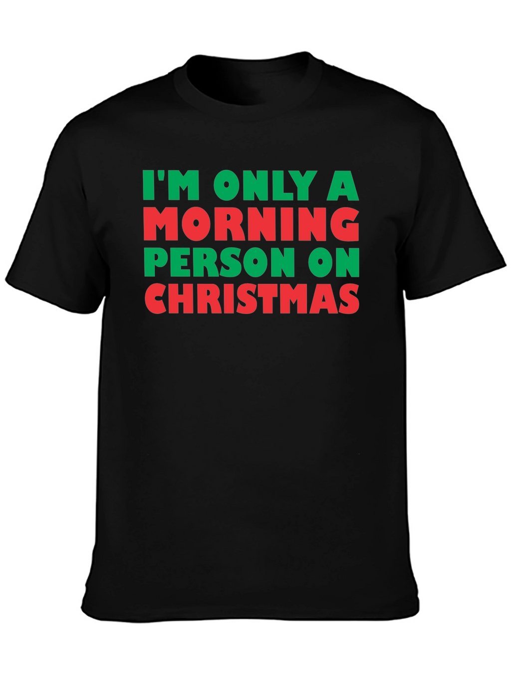Christmas Morning Person Graphic Tee