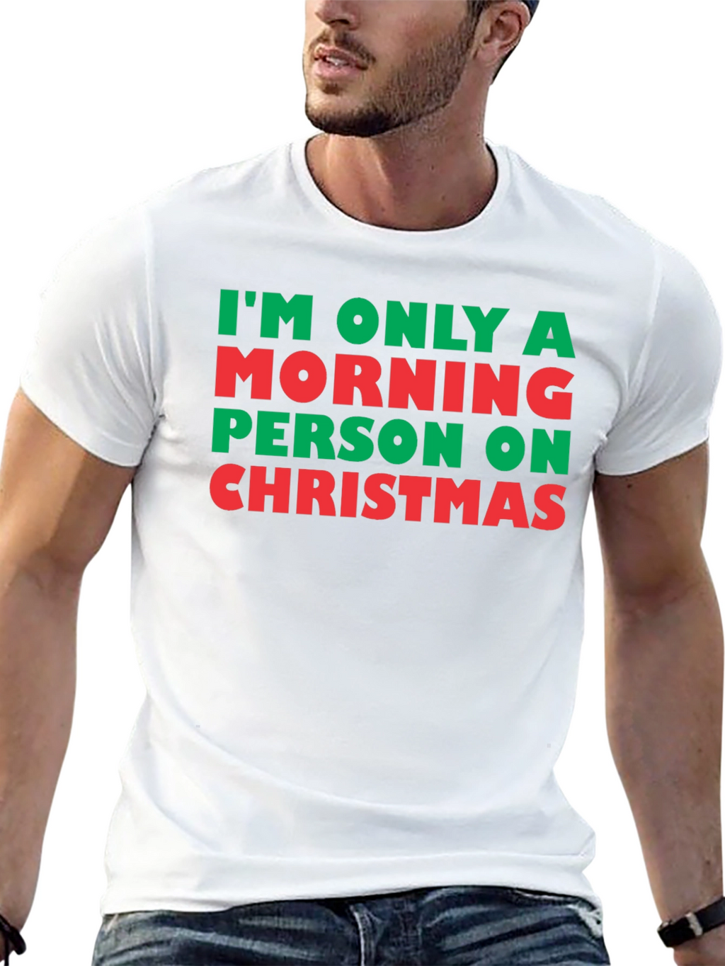 Christmas Morning Person Graphic Tee