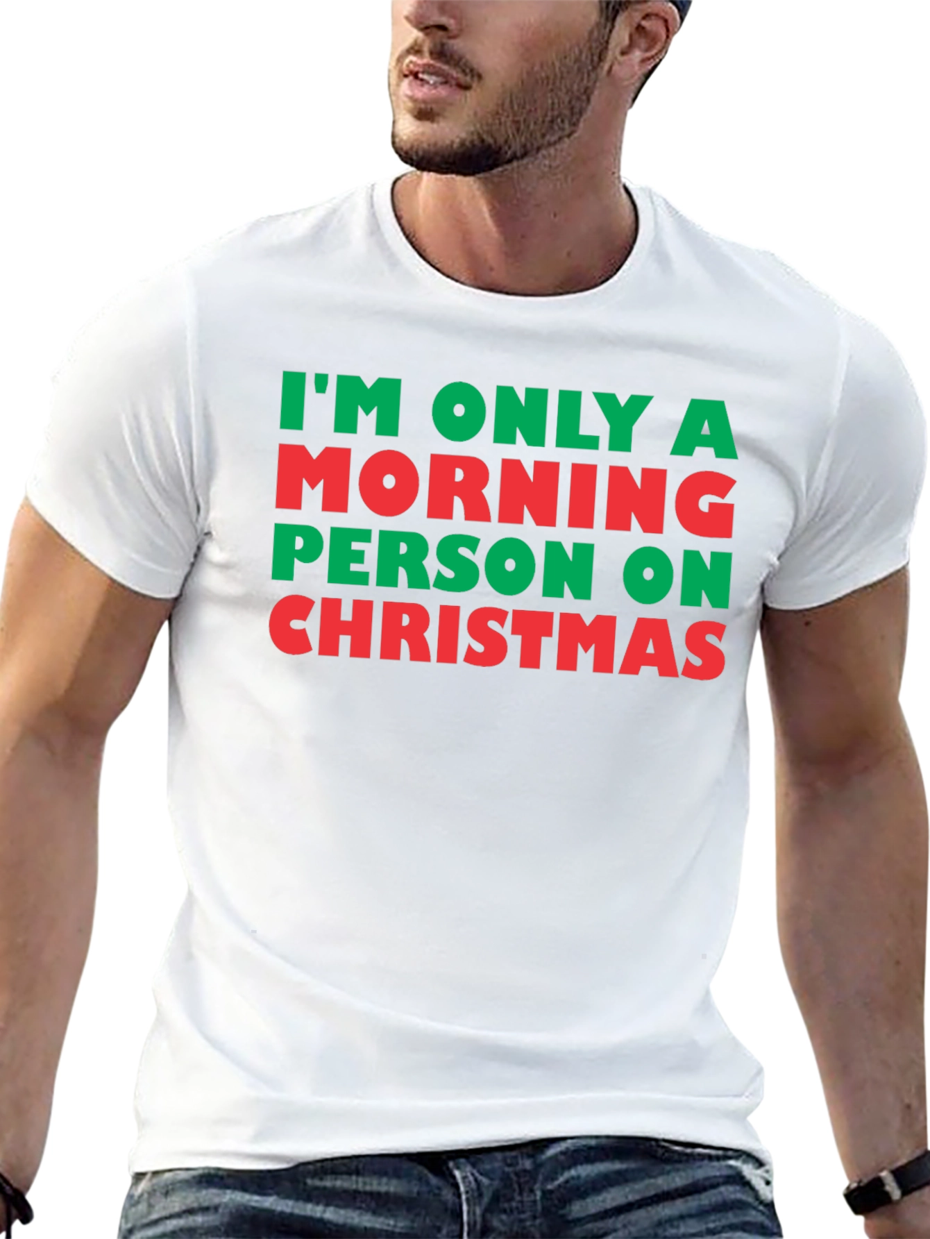 Christmas Morning Person Graphic Tee