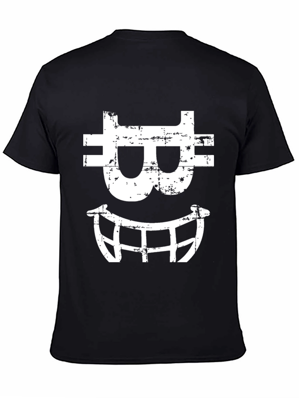 Bitcoin Smile Graphic T-Shirt - Black
