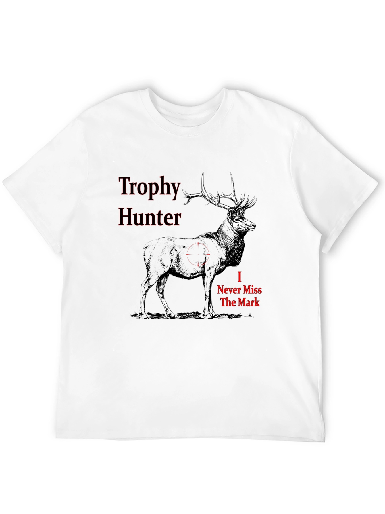 Trophy Hunter Graphic Tee - Deer Design