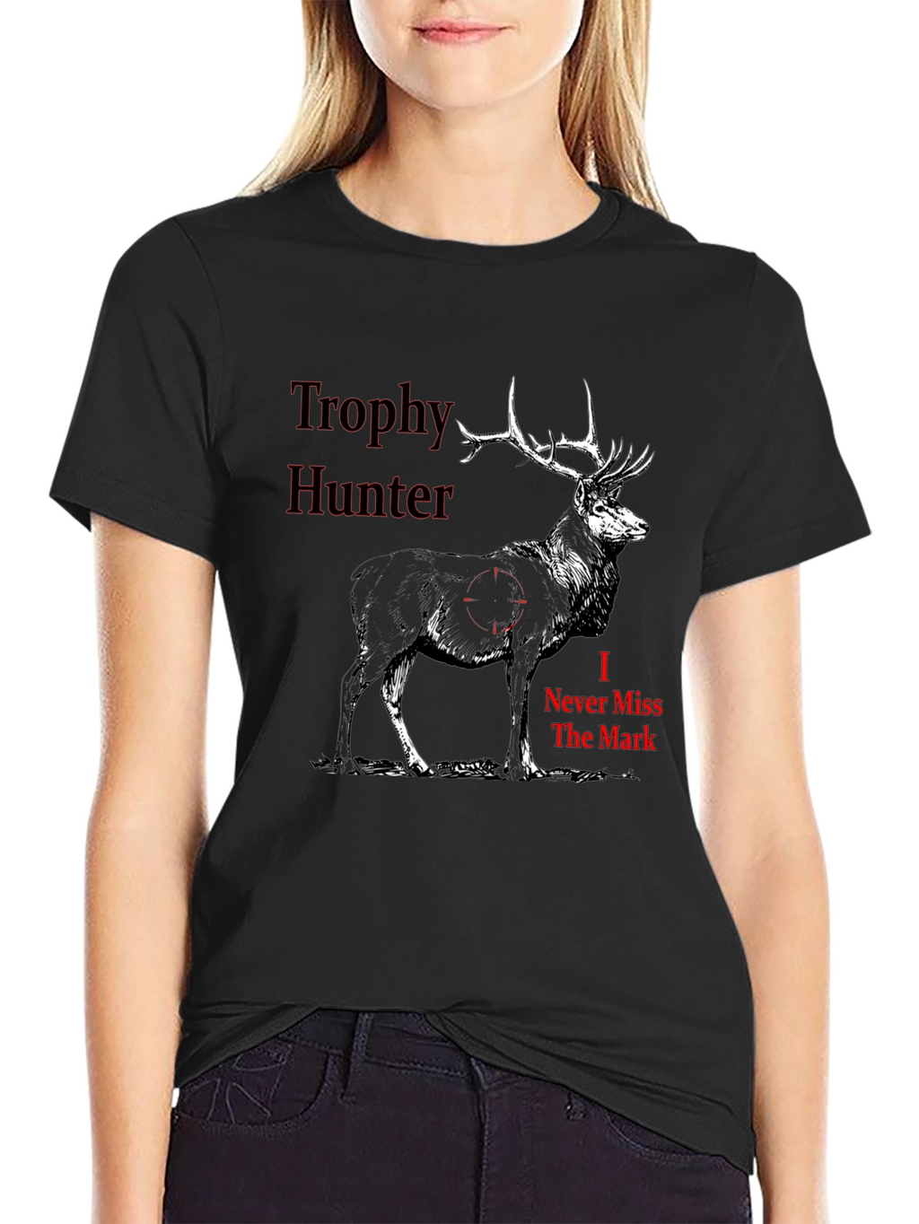 Trophy Hunter Graphic Tee - Deer Design