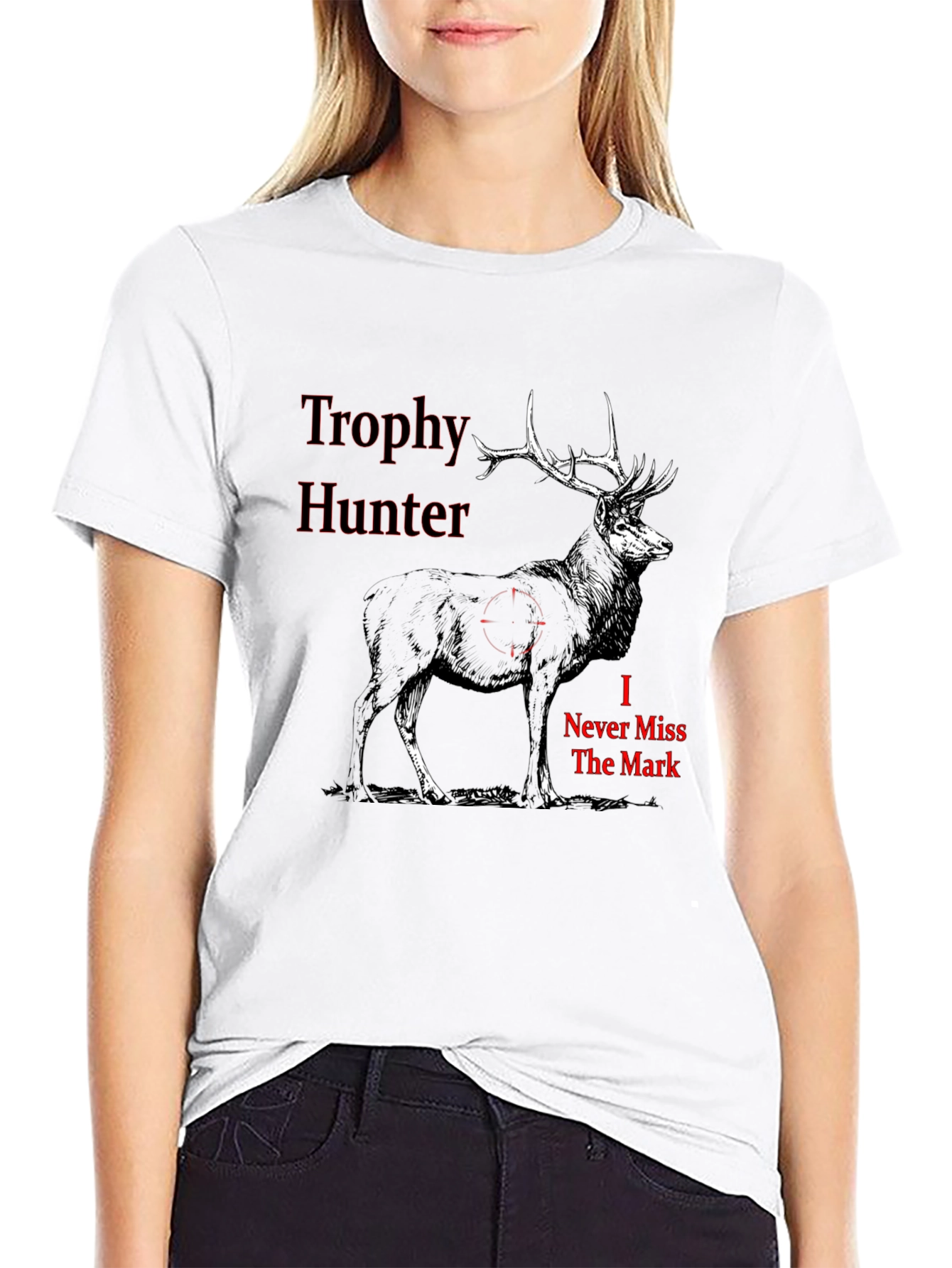 Trophy Hunter Graphic Tee - Deer Design