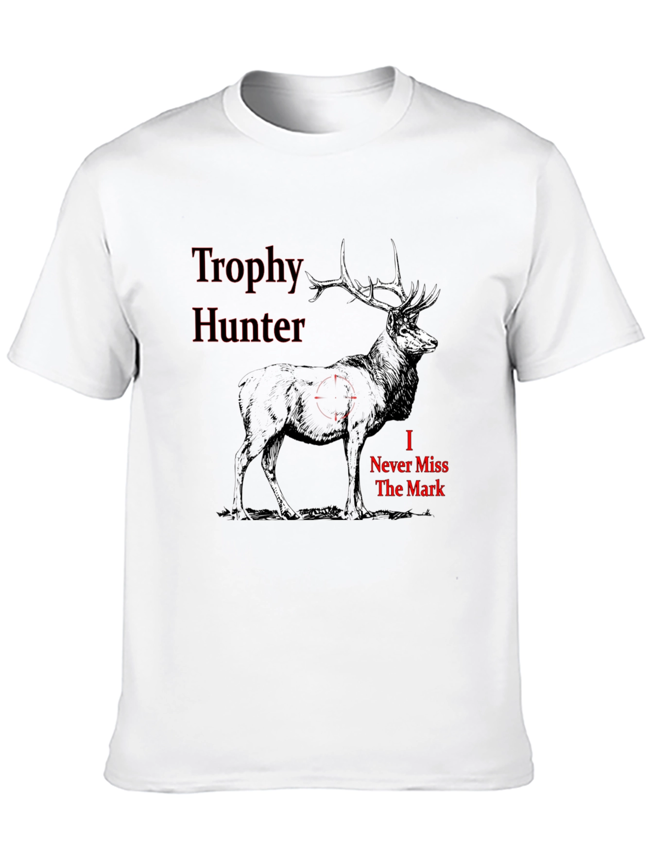 Trophy Hunter Graphic Tee - Deer Design