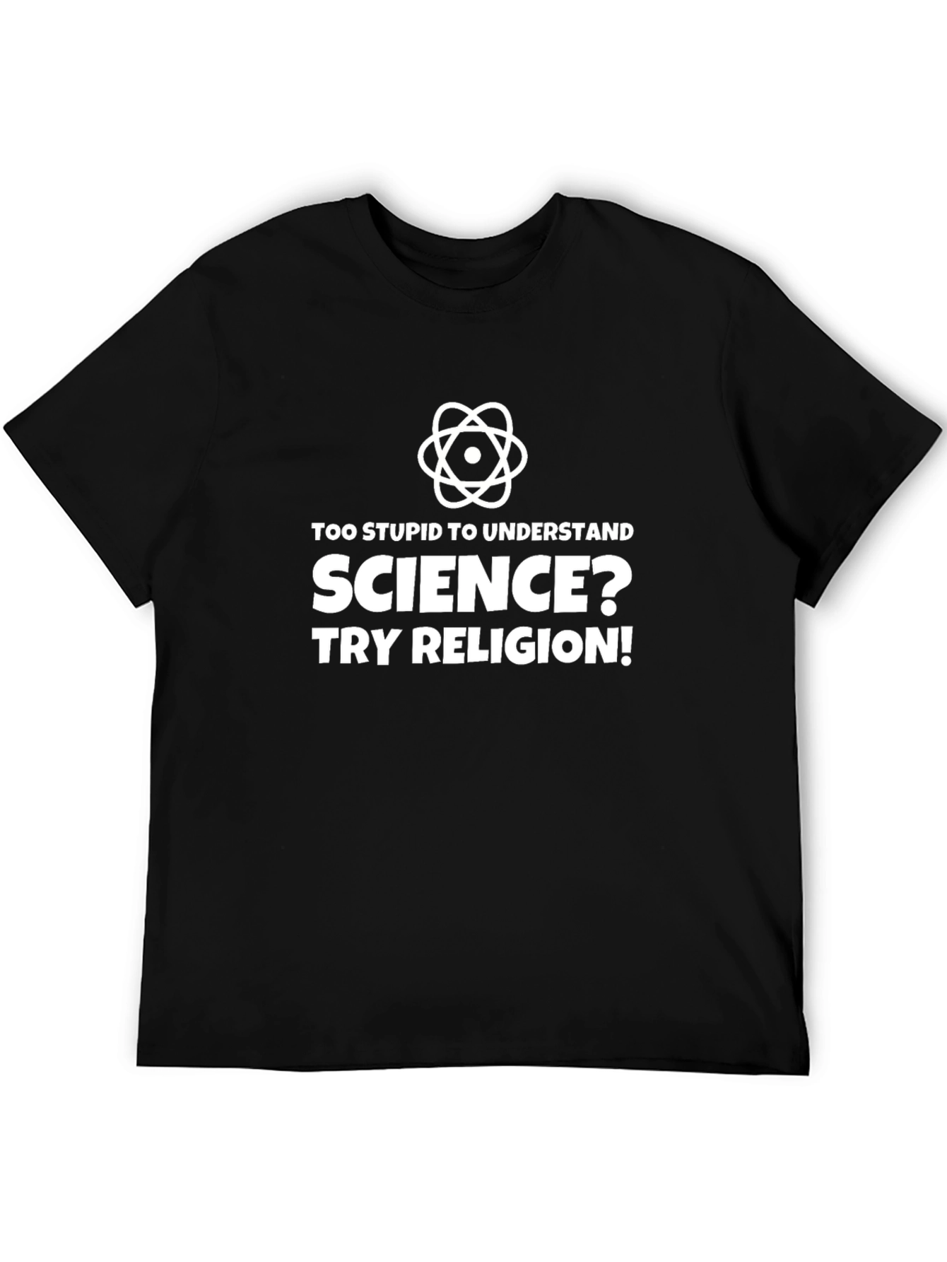 Science vs Religion Slogan T-Shirt