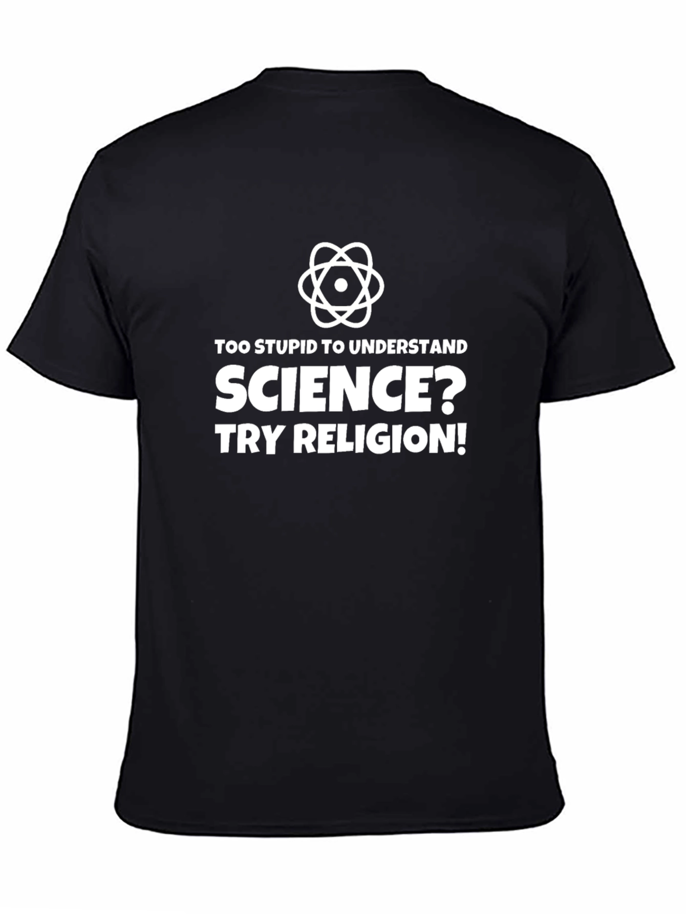 Science vs Religion Slogan T-Shirt