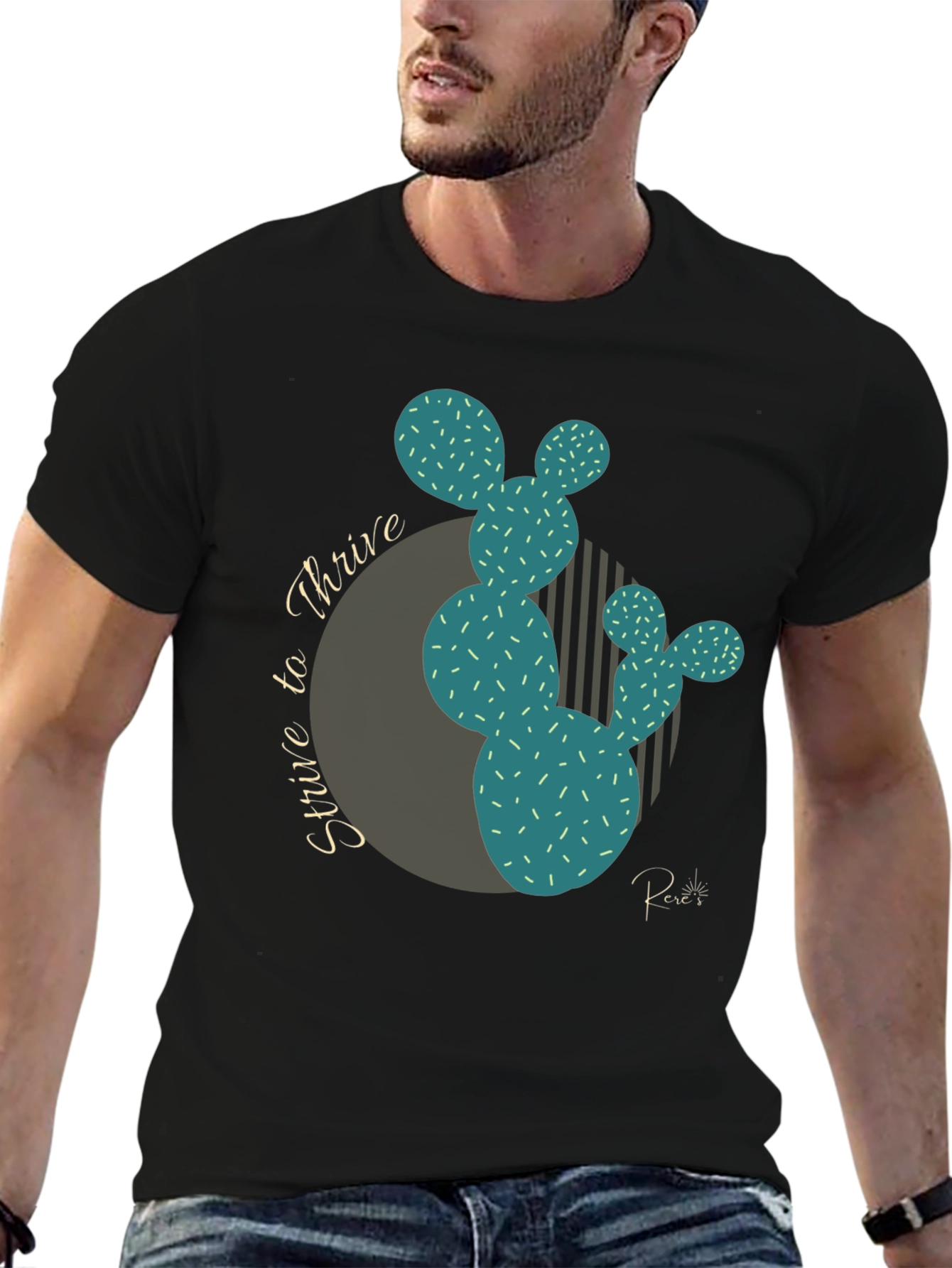 Strive to Thrive Cactus Graphic Tee