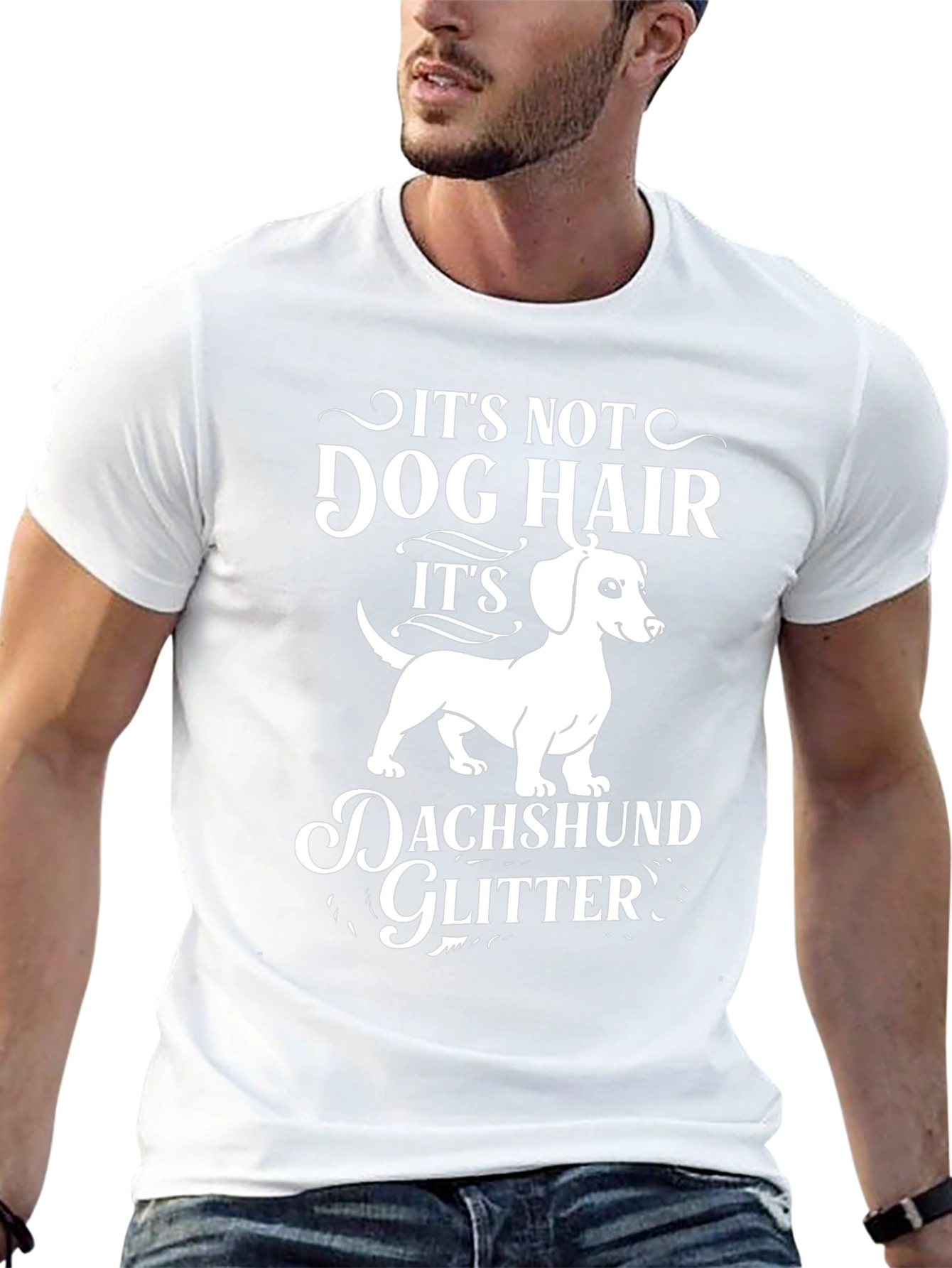 Dachshund Glitter T-Shirt - Dog Lover Tee