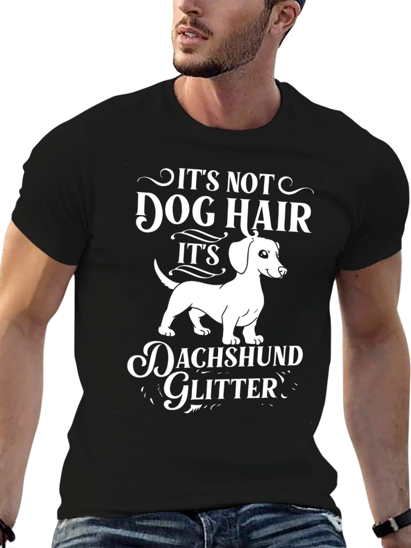 Dachshund Glitter T-Shirt - Dog Lover Tee