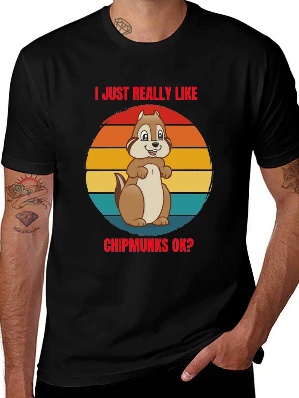 I Just Really Like Chipmunks OK? Graphic Tee