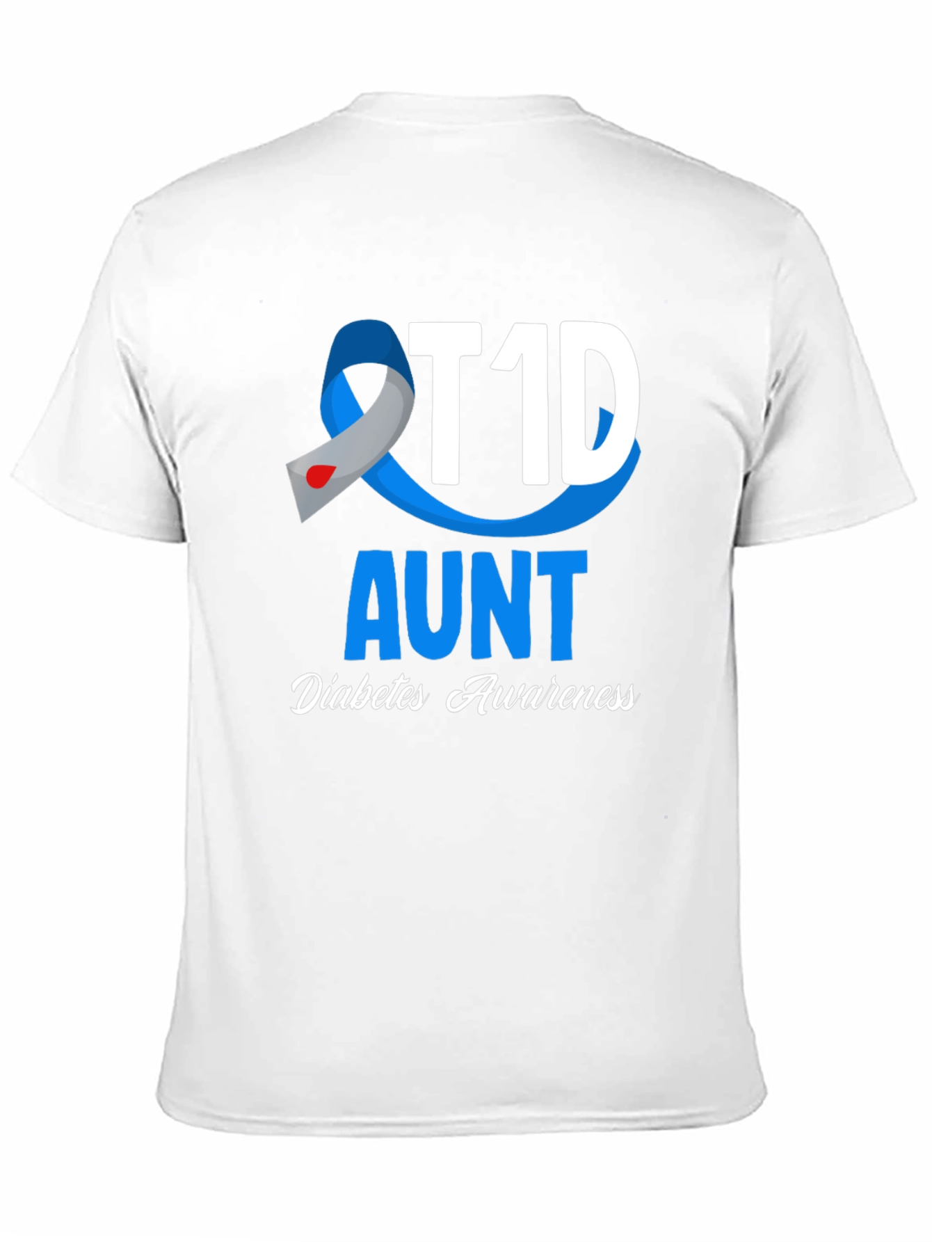 T1D Aunt Diabetes Awareness T-Shirt