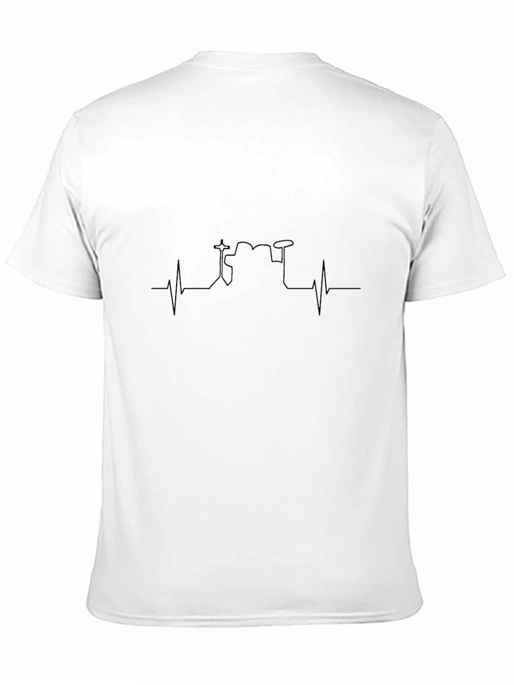 Drum Heartbeat T-Shirt - Musician Gift