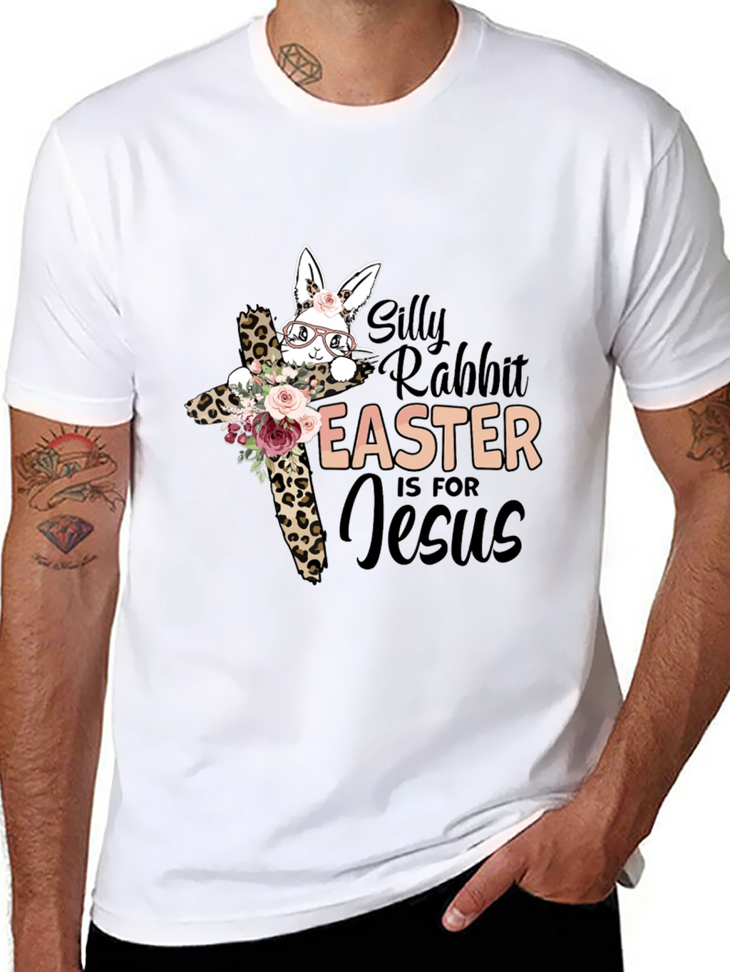 Easter Jesus Silly Rabbit Graphic Tee