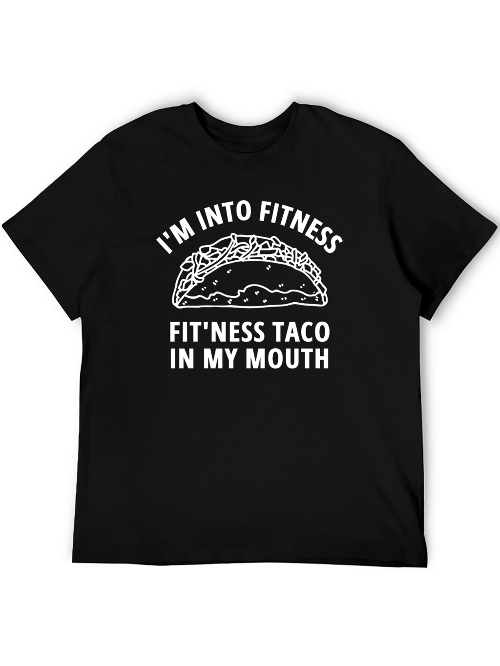 Fitness Taco Graphic T-Shirt - Funny Workout Tee
