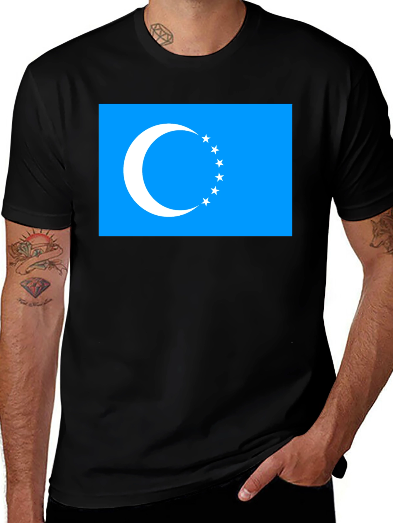 East Turkistan Flag T-Shirt - Unique Design