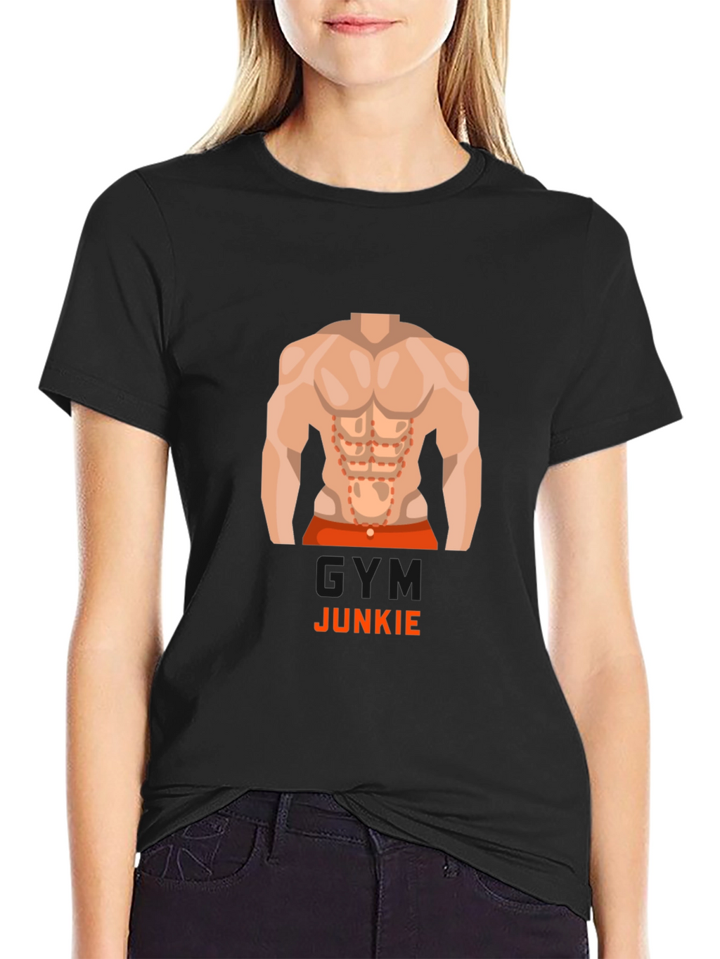 Gym Junkie Graphic Tee - Fitness Enthusiast T-Shirt