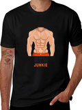 Gym Junkie Graphic Tee - Fitness Enthusiast T-Shirt