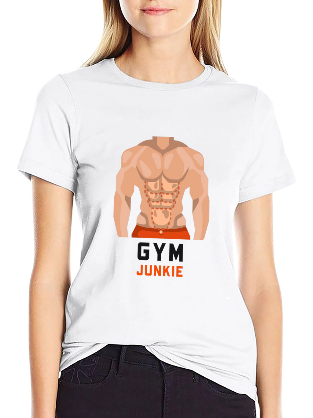 Gym Junkie Graphic Tee - Fitness Enthusiast T-Shirt