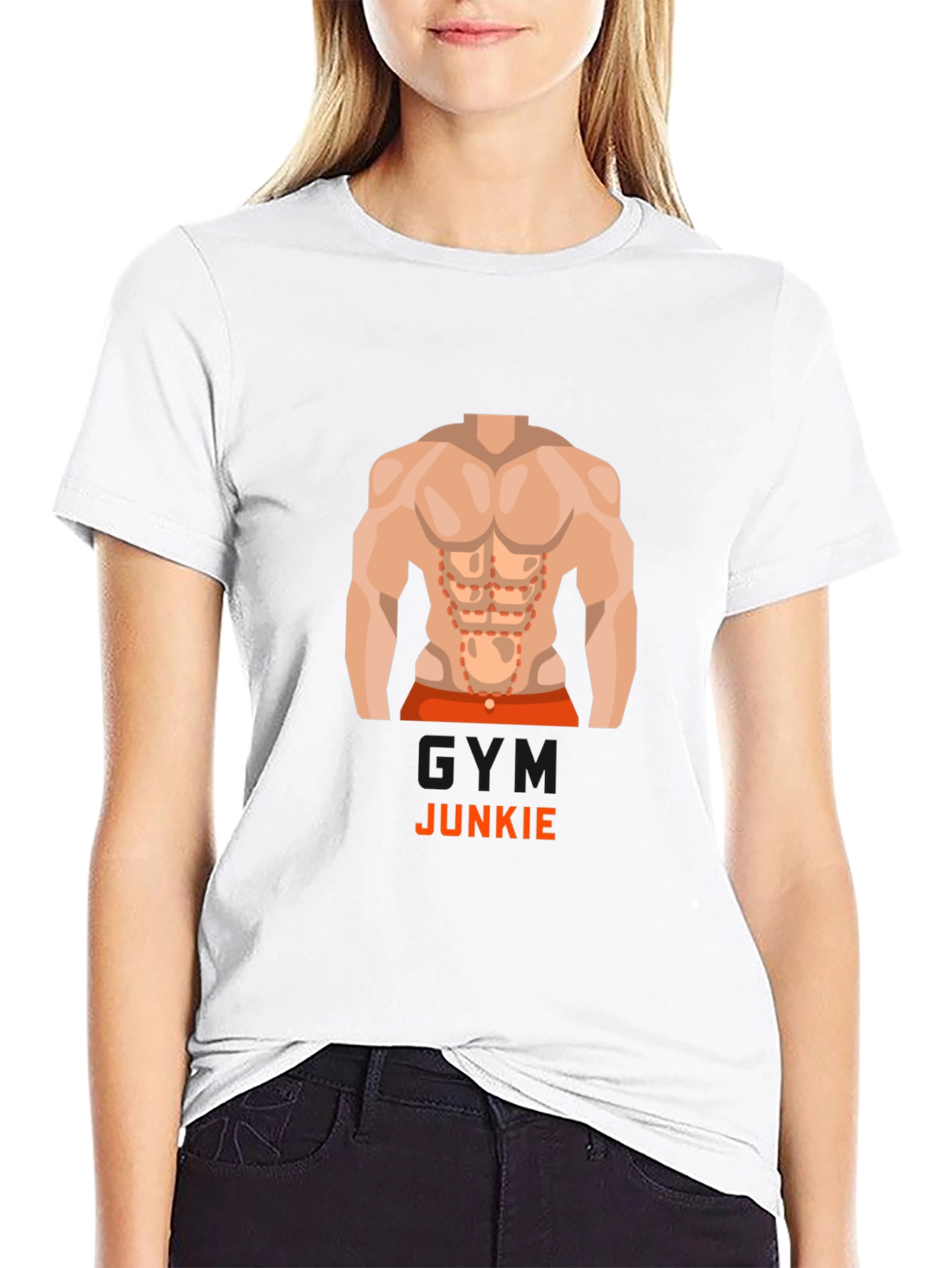 Gym Junkie Graphic Tee - Fitness Enthusiast T-Shirt