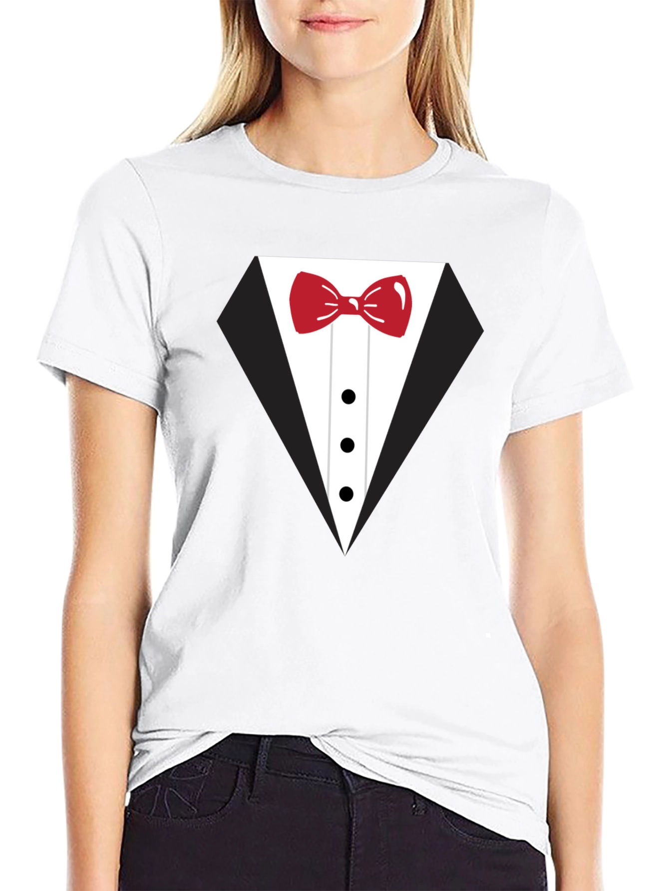 Tuxedo T-Shirt - Fun Bowtie Design!