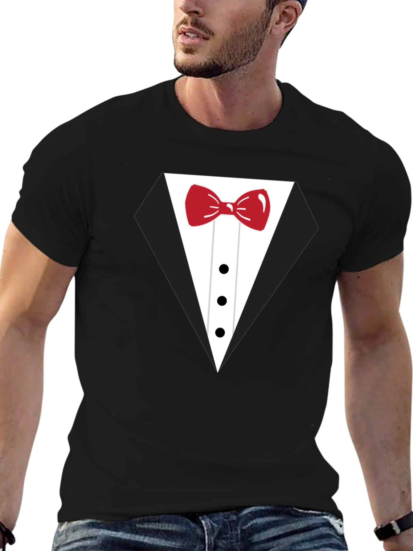 Tuxedo T-Shirt - Fun Bowtie Design!