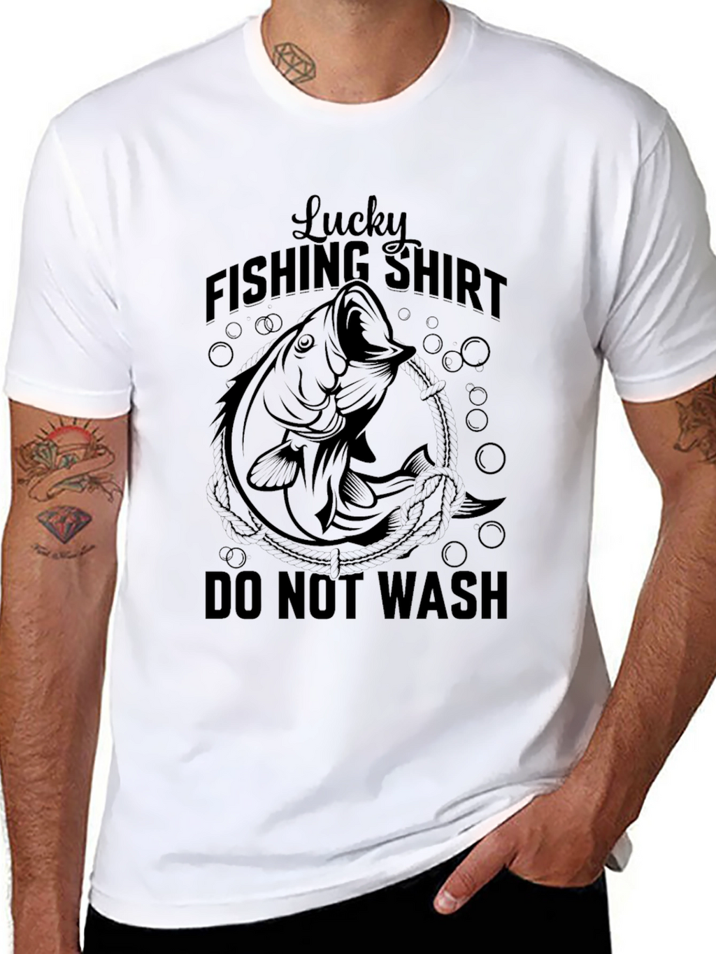 Lucky Fishing Shirt - Do Not Wash Tee