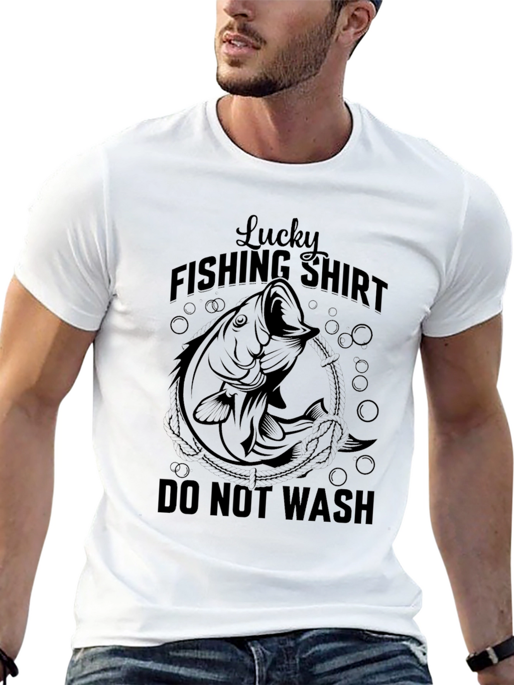 Lucky Fishing Shirt - Do Not Wash Tee