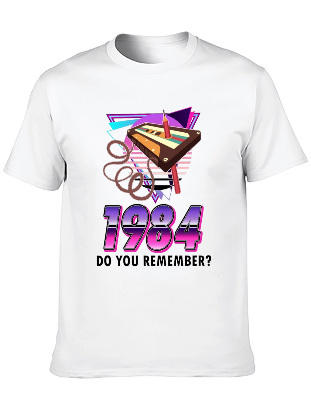 Retro 1984 Cassette Tape T-Shirt