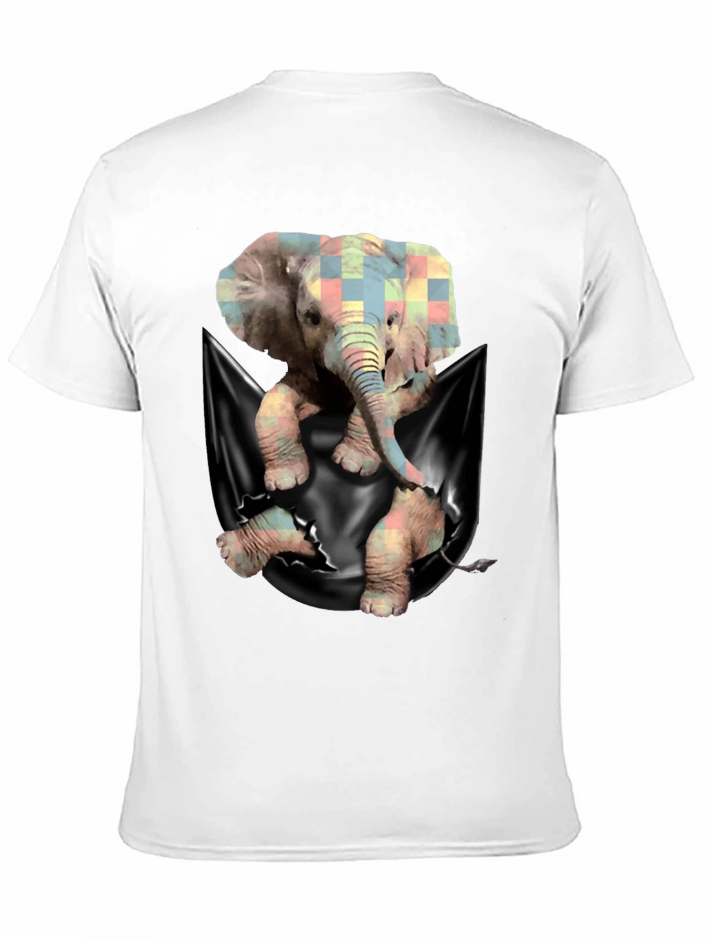 Elephant Pocket T-Shirt - Unique Graphic Tee