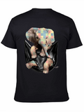 Elephant Pocket T-Shirt - Unique Graphic Tee