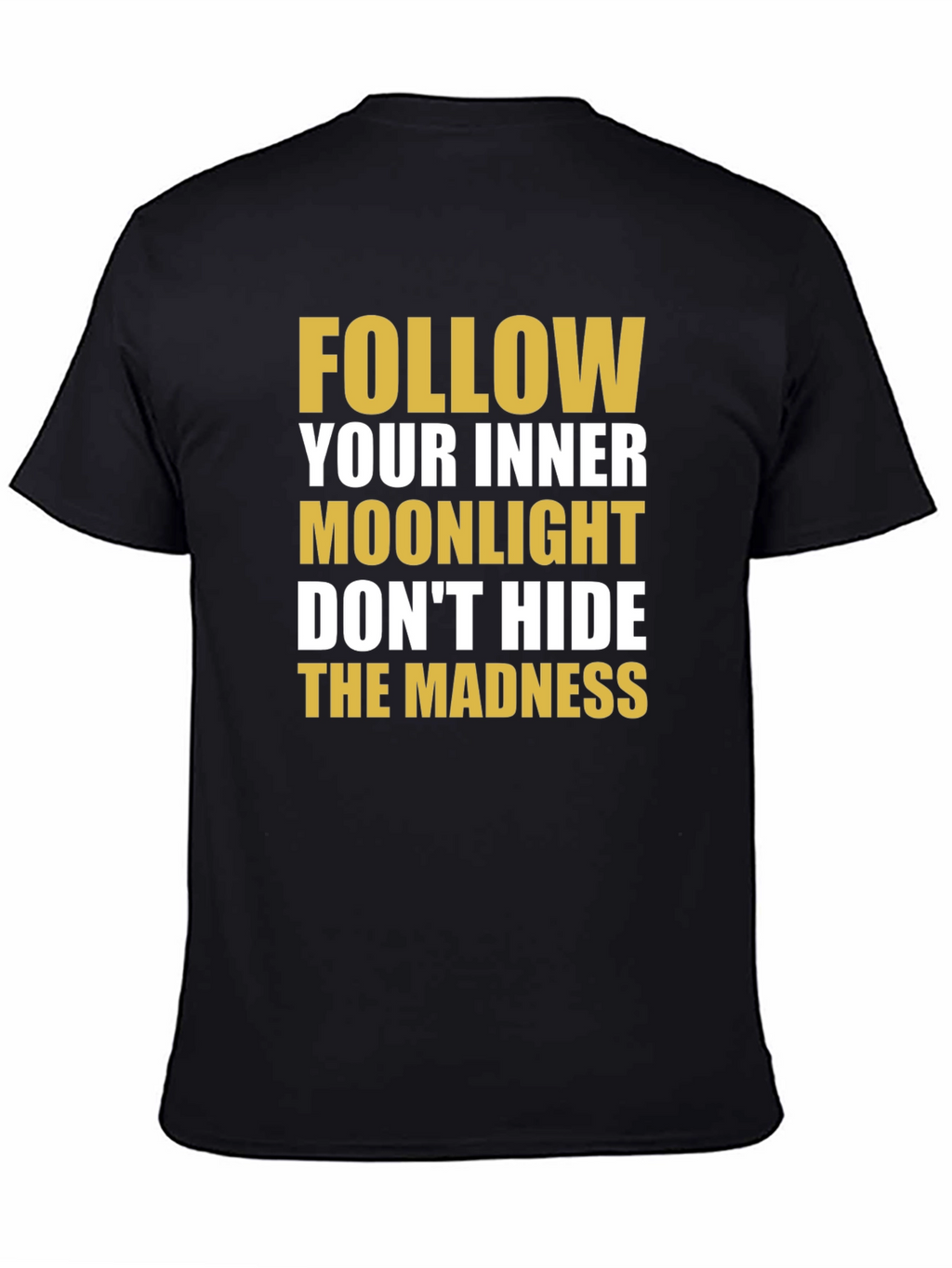 Moonlight Madness Black Graphic Tee
