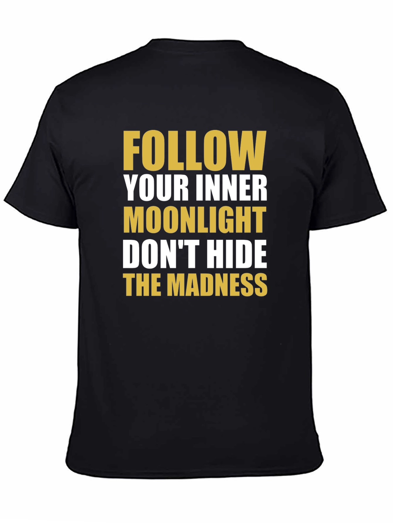 Moonlight Madness Black Graphic Tee