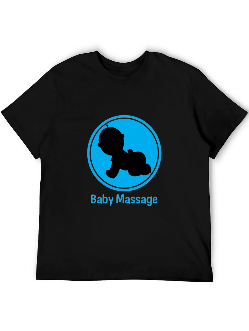 Baby Massage T-Shirt - Unisex Black Tee