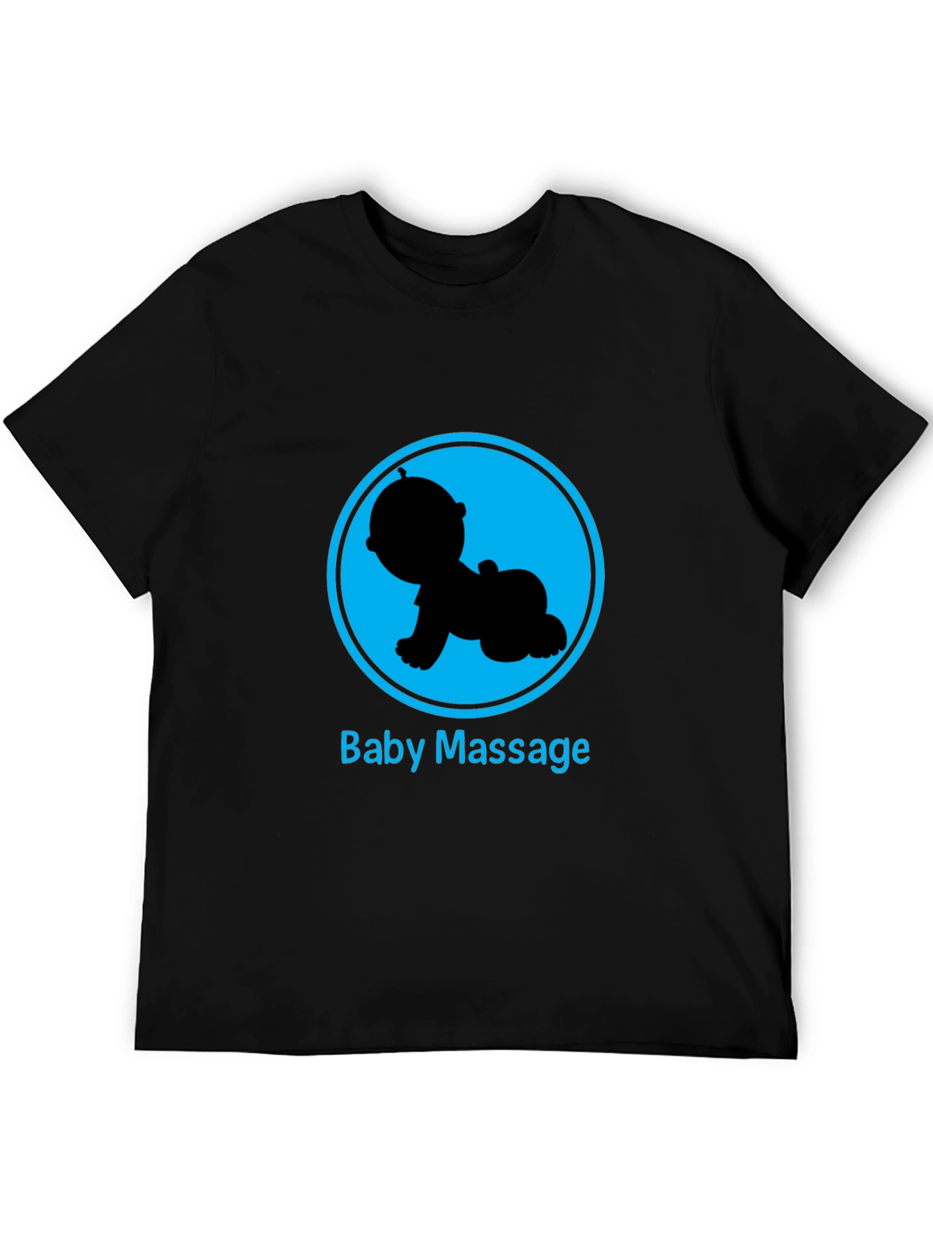Baby Massage T-Shirt - Unisex Black Tee