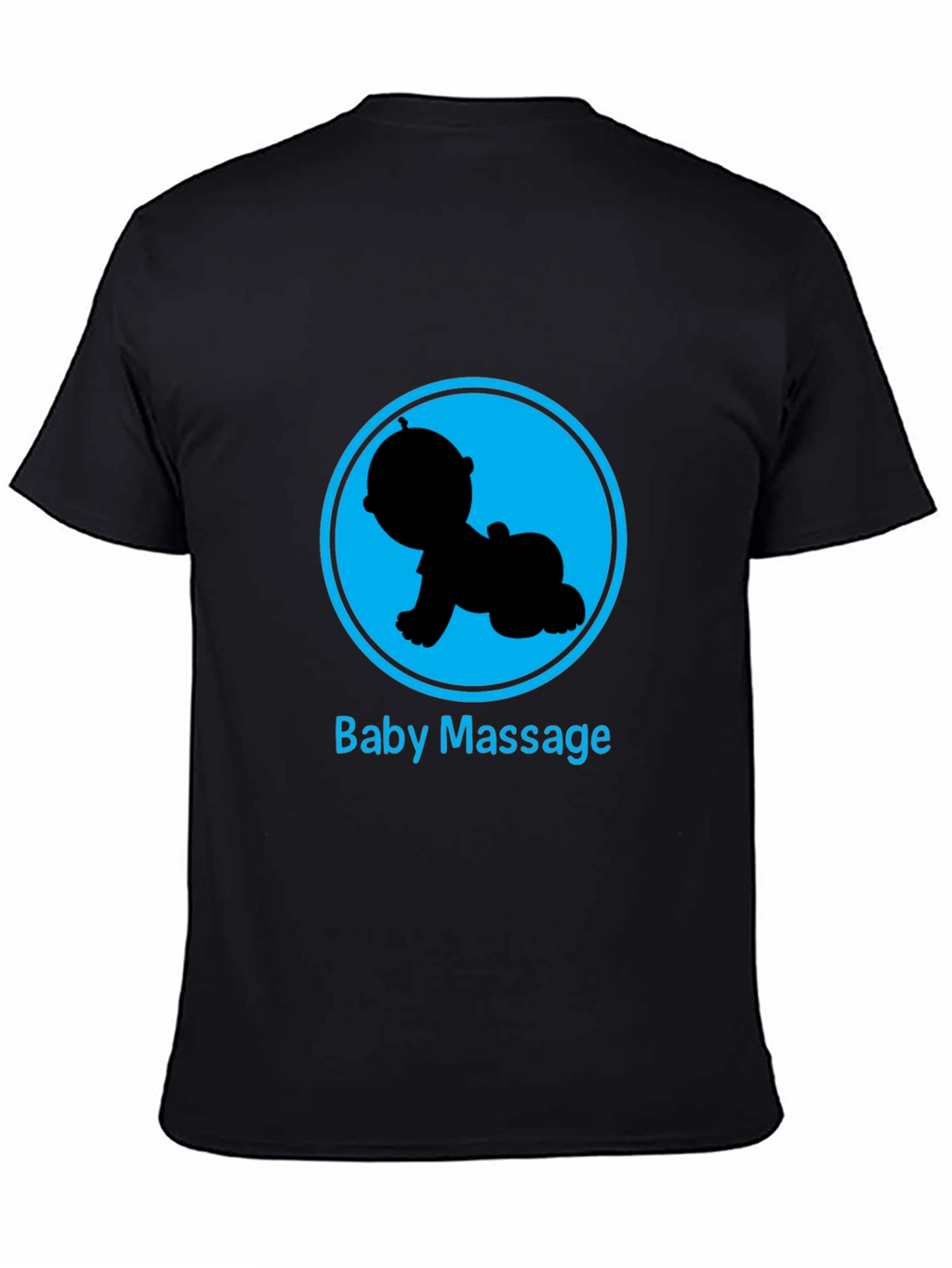 Baby Massage T-Shirt - Unisex Black Tee