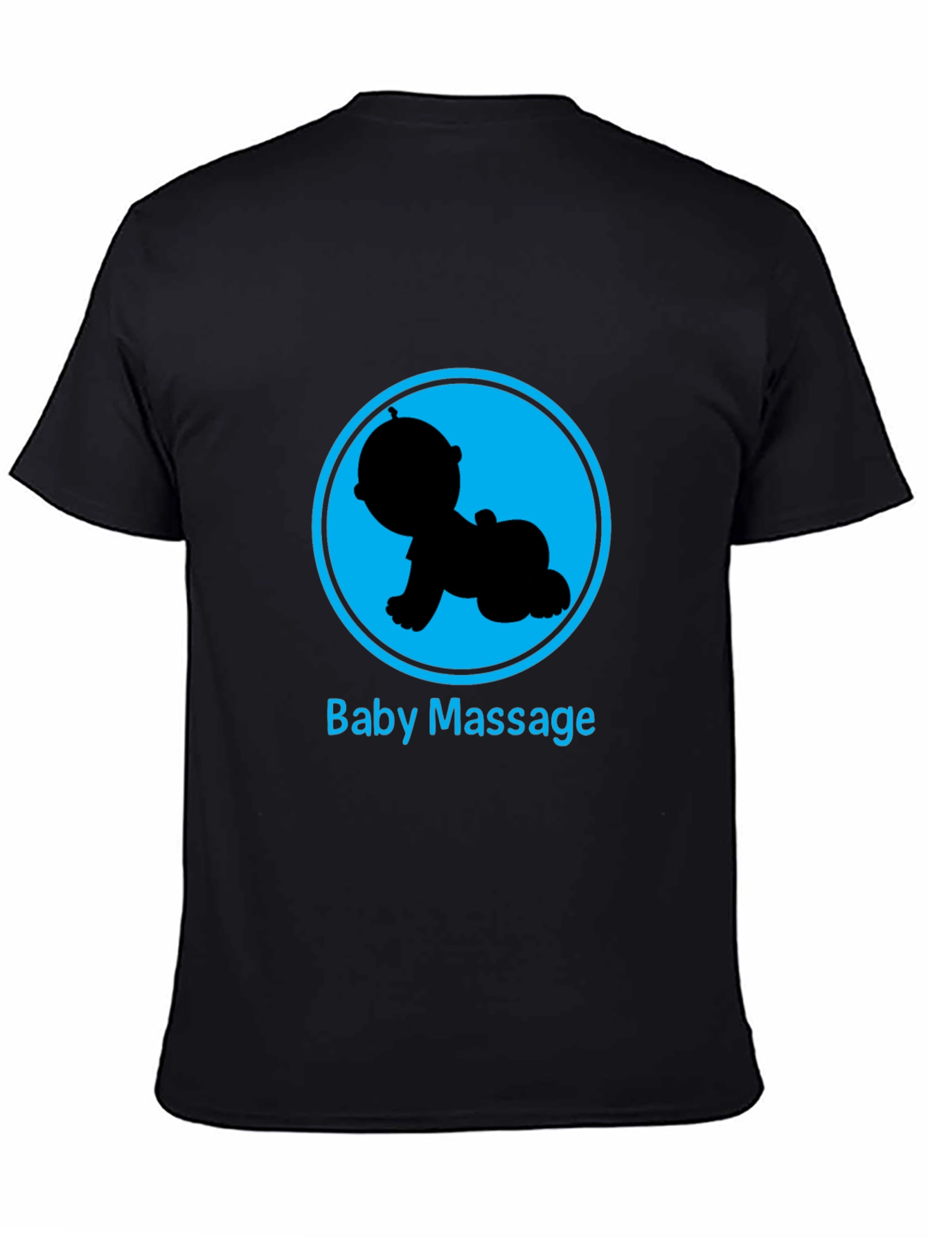 Baby Massage T-Shirt - Unisex Black Tee
